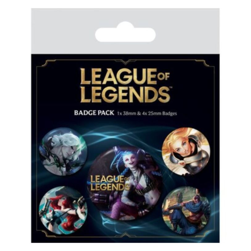 BADGE PACK LEAGUE OF LEGENDS CHAMPIONS