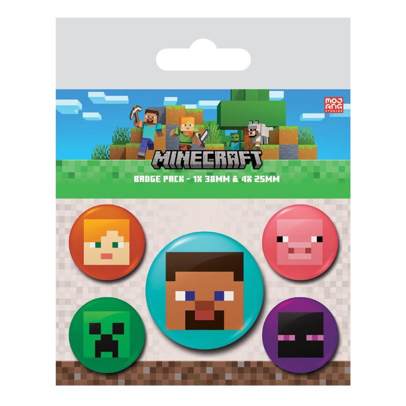 BADGE PACK MINECRAFT