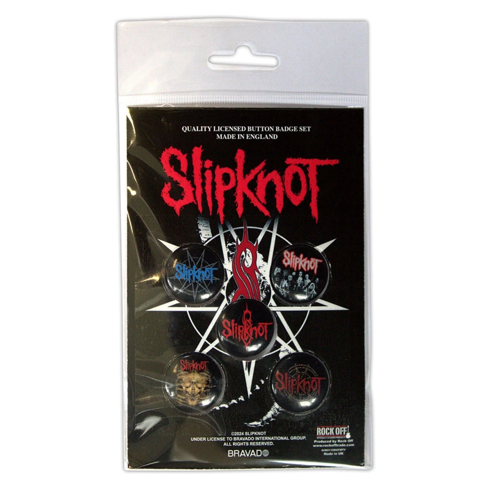 BADGE PACK SLIPKNOT TRIBAL S