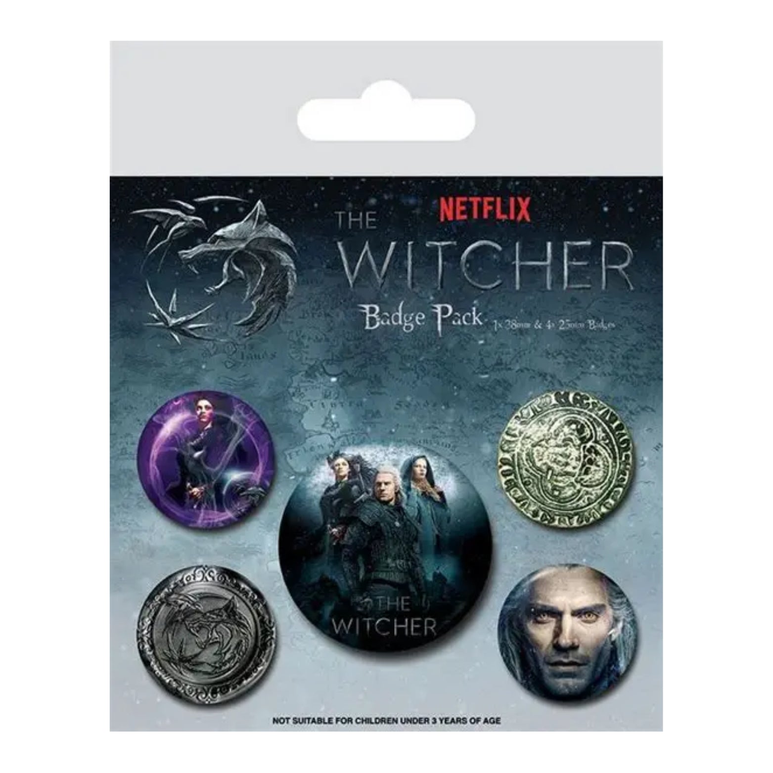 BADGE PACK THE WITCHER WARRIOR