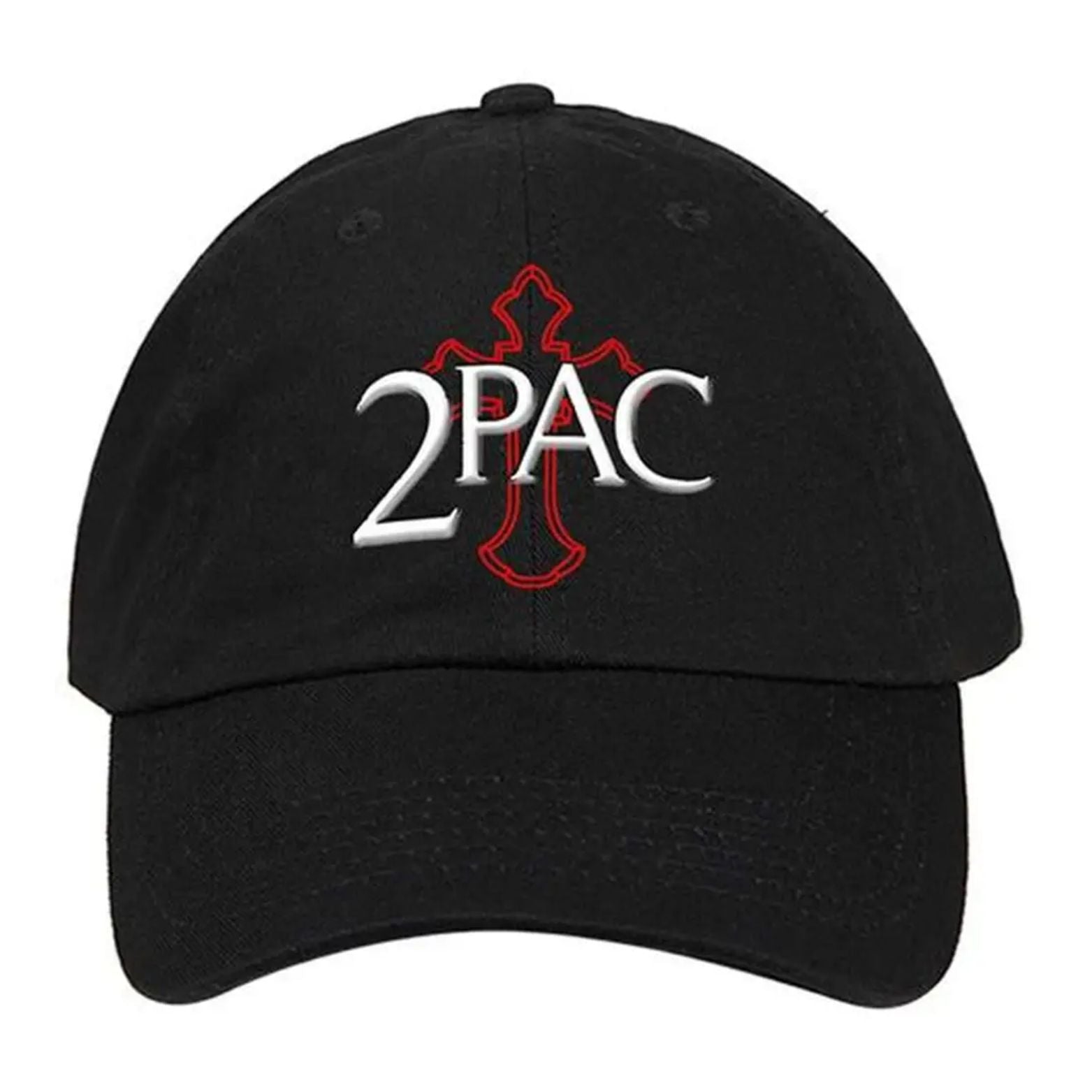 BASEBALL KEPS 2PAC CROSS LOGO