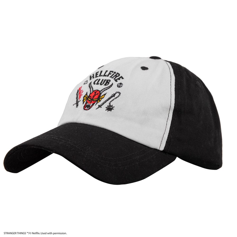 BASEBALL KEPS STRANGER THINGS HELLFIRE CLUB