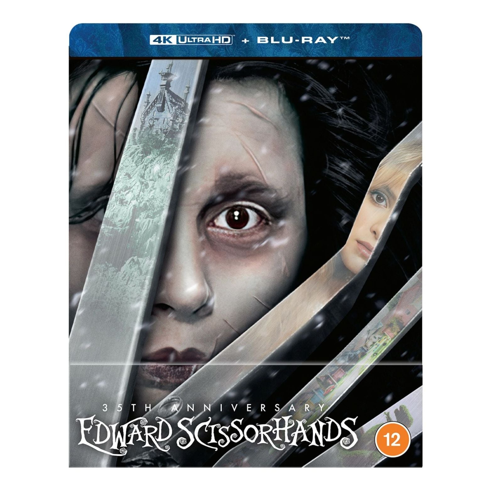 BLU-RAY 4K ULTRA HD STEELBOOK EDWARD SCISSORHANDS 35TH ANNIVERSARY