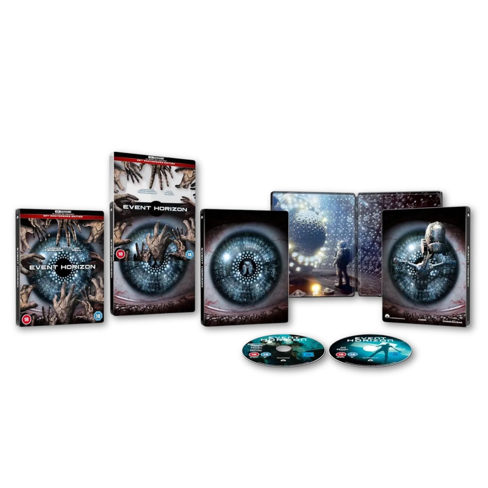 BLU-RAY 4K ULTRA HD STEELBOOK EVENT HORIZON 25TH ANNIVERSARY EDITION