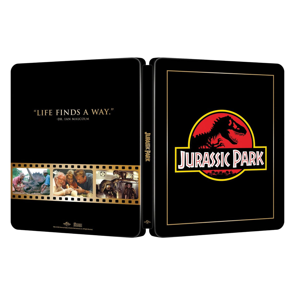 BLU-RAY 4K ULTRA HD STEELBOOK JURASSIC PARK LIMITED EDITION