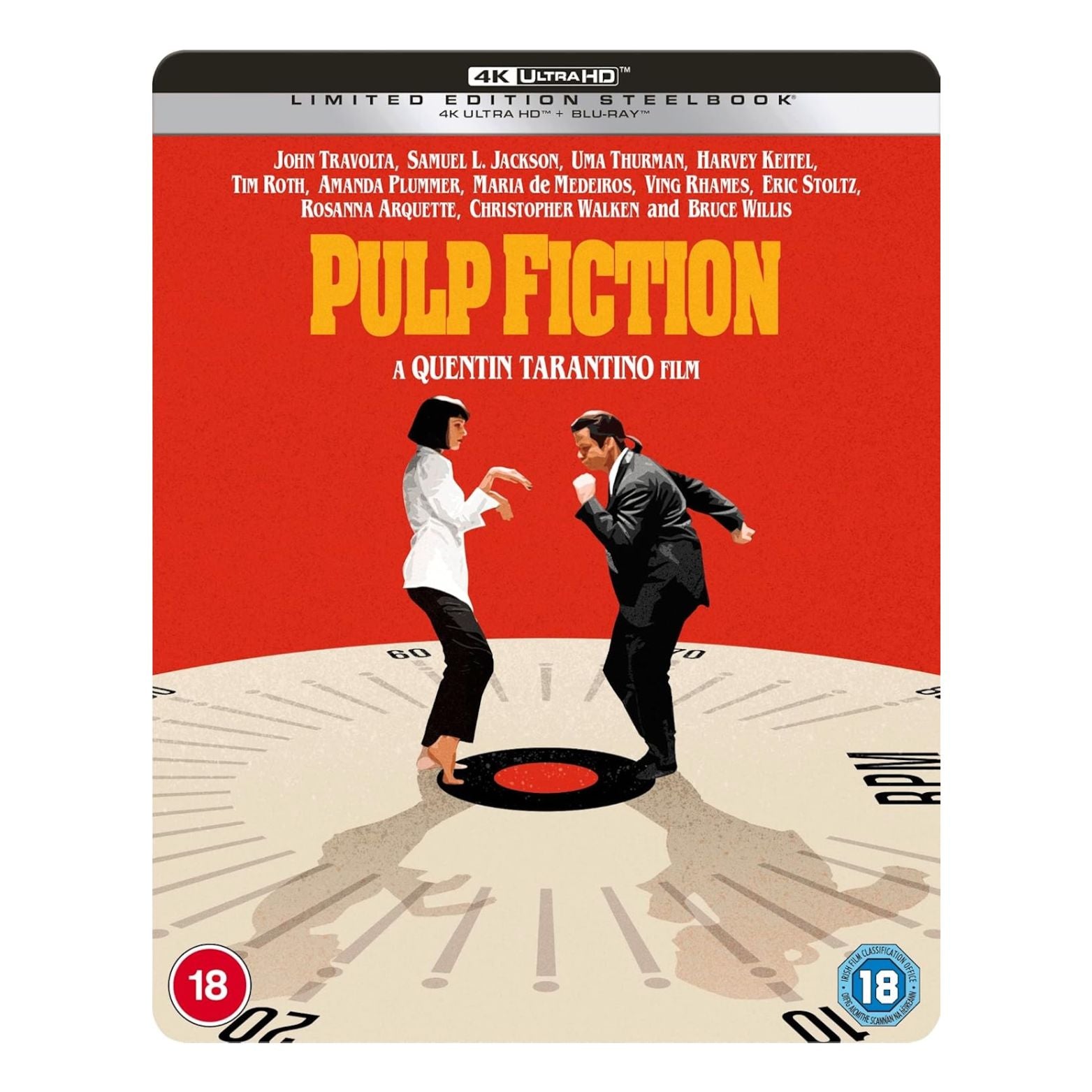 BLU-RAY 4K ULTRA HD STEELBOOK LIMITED EDITION PULP FICTION
