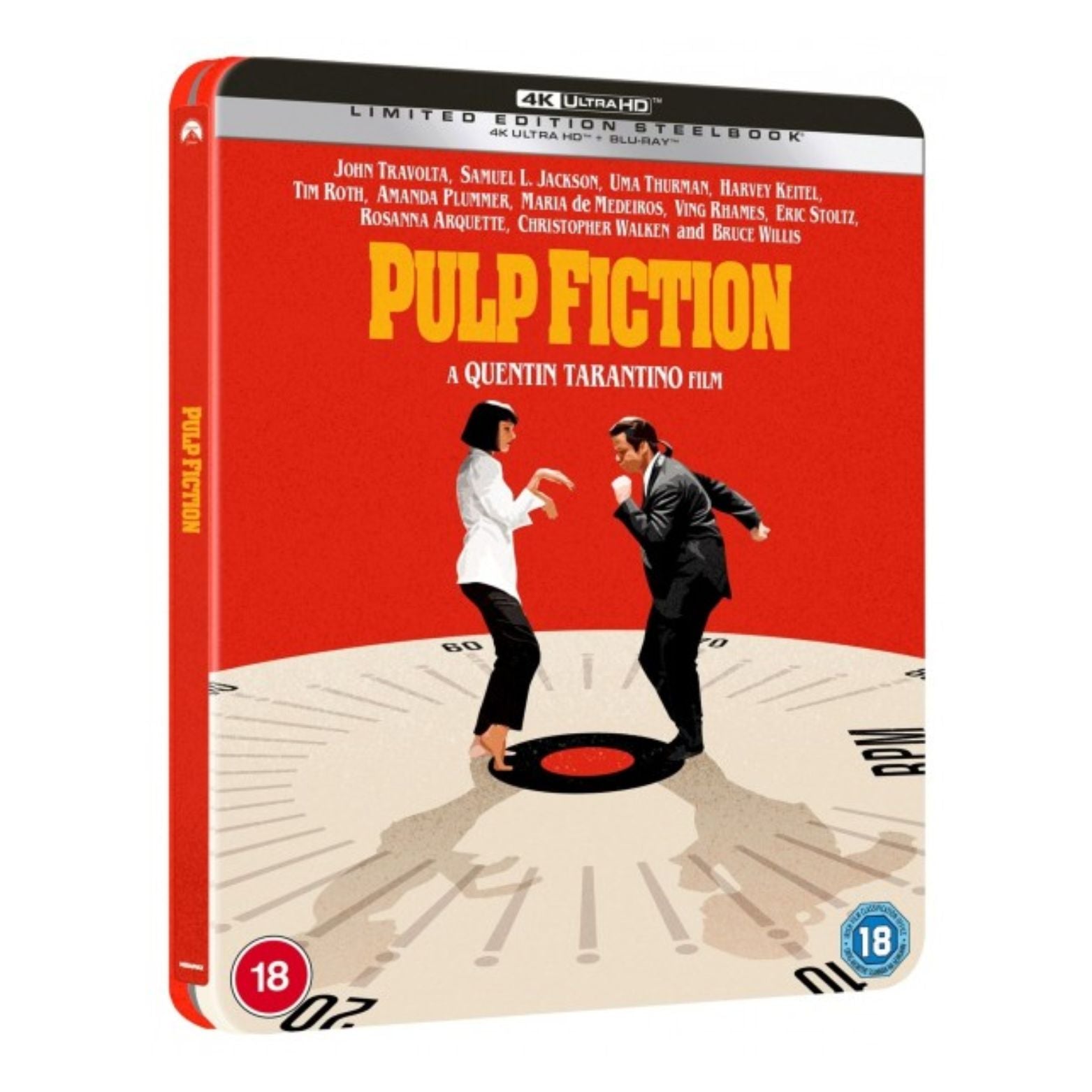 BLU-RAY 4K ULTRA HD STEELBOOK LIMITED EDITION PULP FICTION