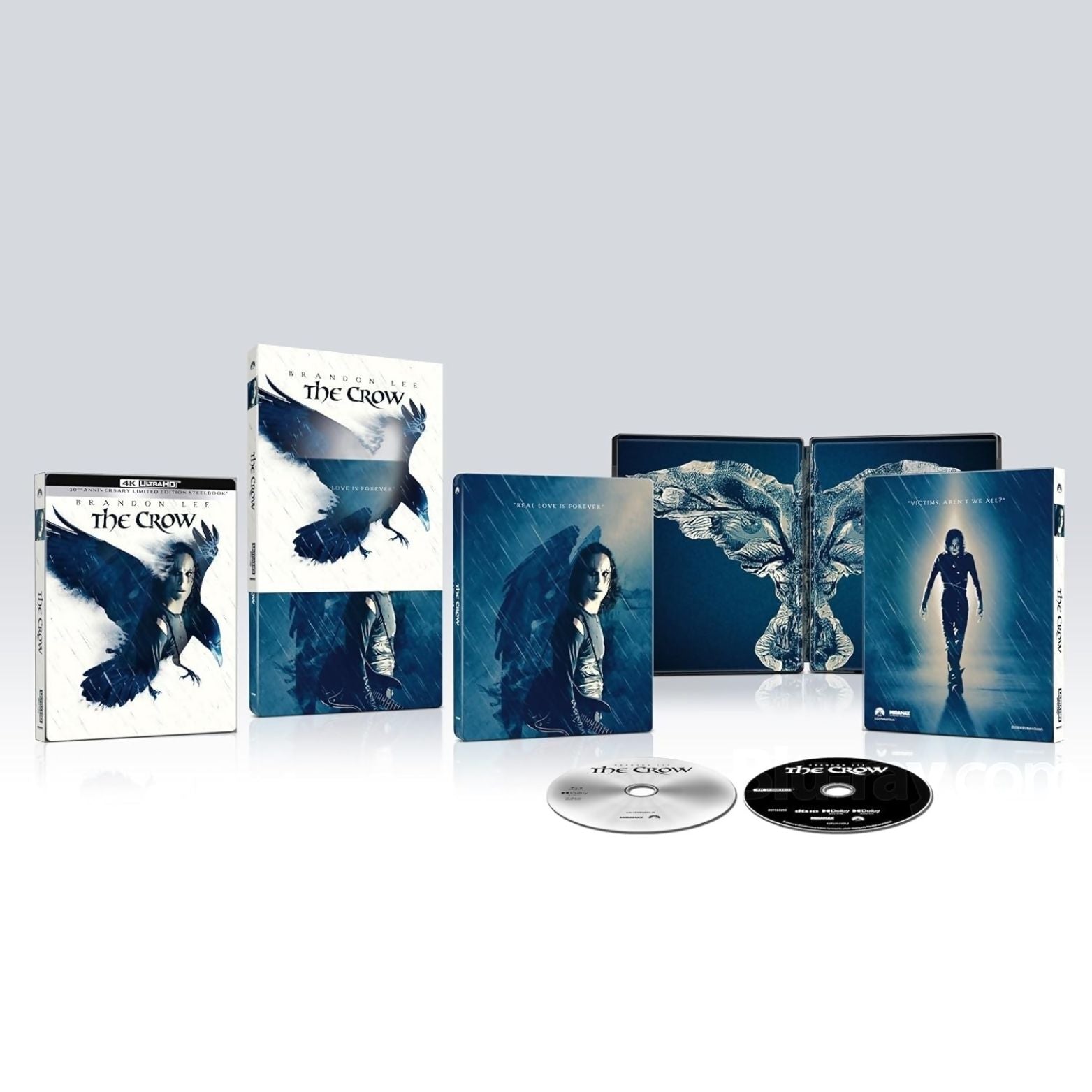 BLU-RAY 4K ULTRA HD STEELBOOK LIMITED EDITION THE CROW 30TH ANNIVERSARY