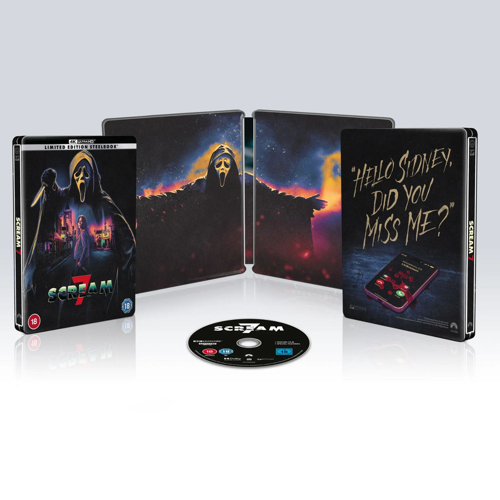 BLU-RAY 4K ULTRA HD STEELBOOK SCREAM 7 LIMITED EDITION