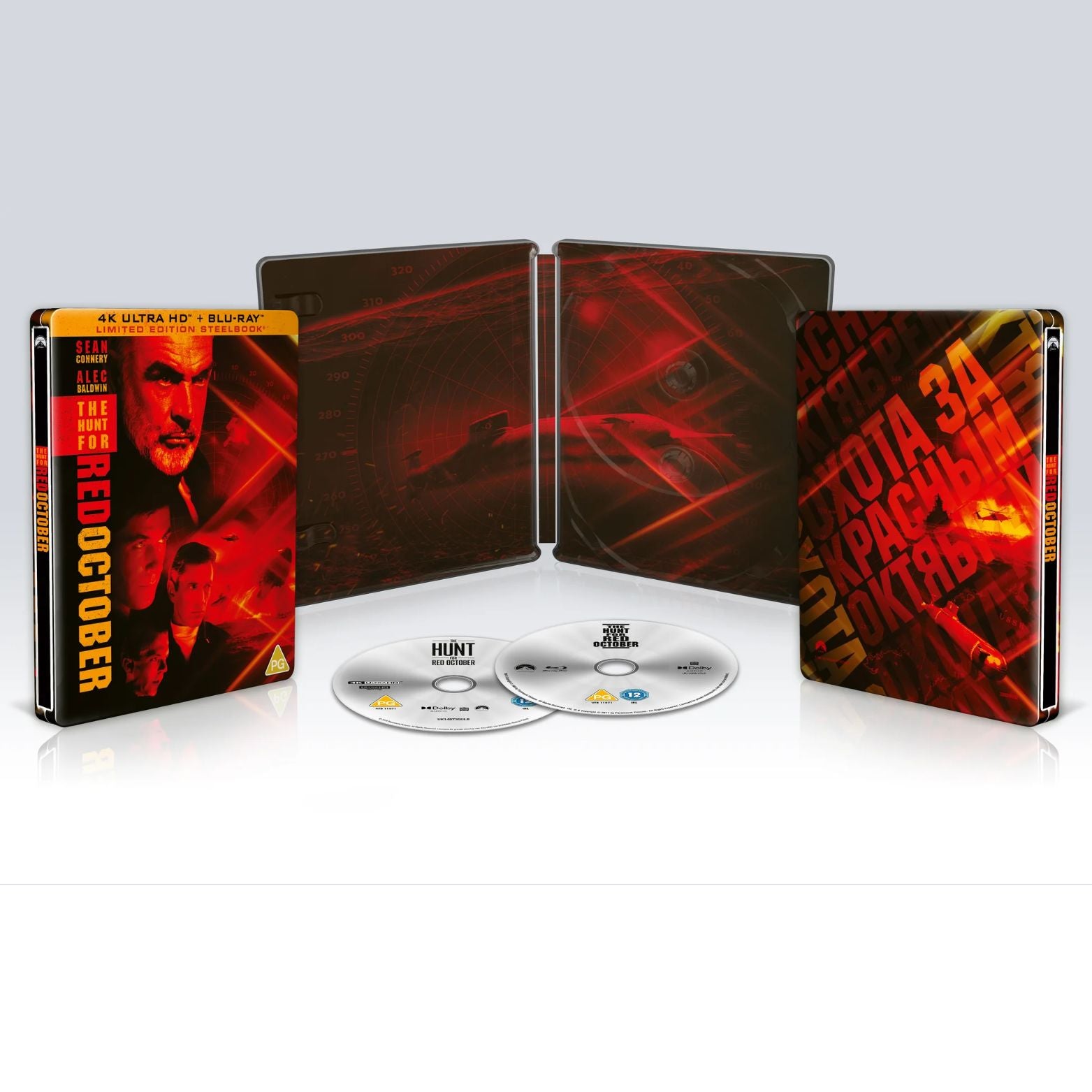BLU-RAY 4K ULTRA HD STEELBOOK THE HUNT FOR RED OCTOBER