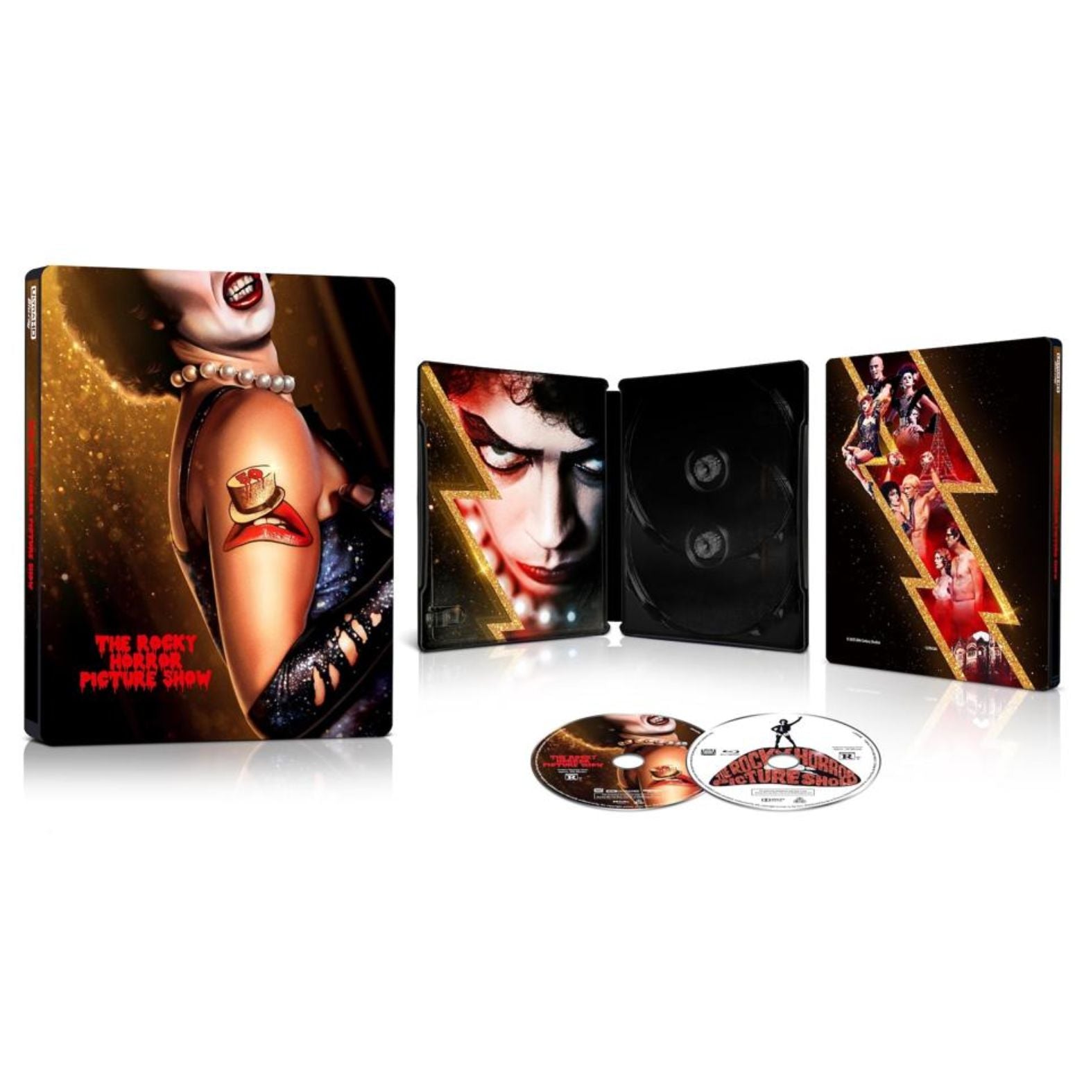 BLU-RAY 4K ULTRA HD STEELBOOK THE ROCKY HORROR PICTURE SHOW 50TH ANNIVERSARY