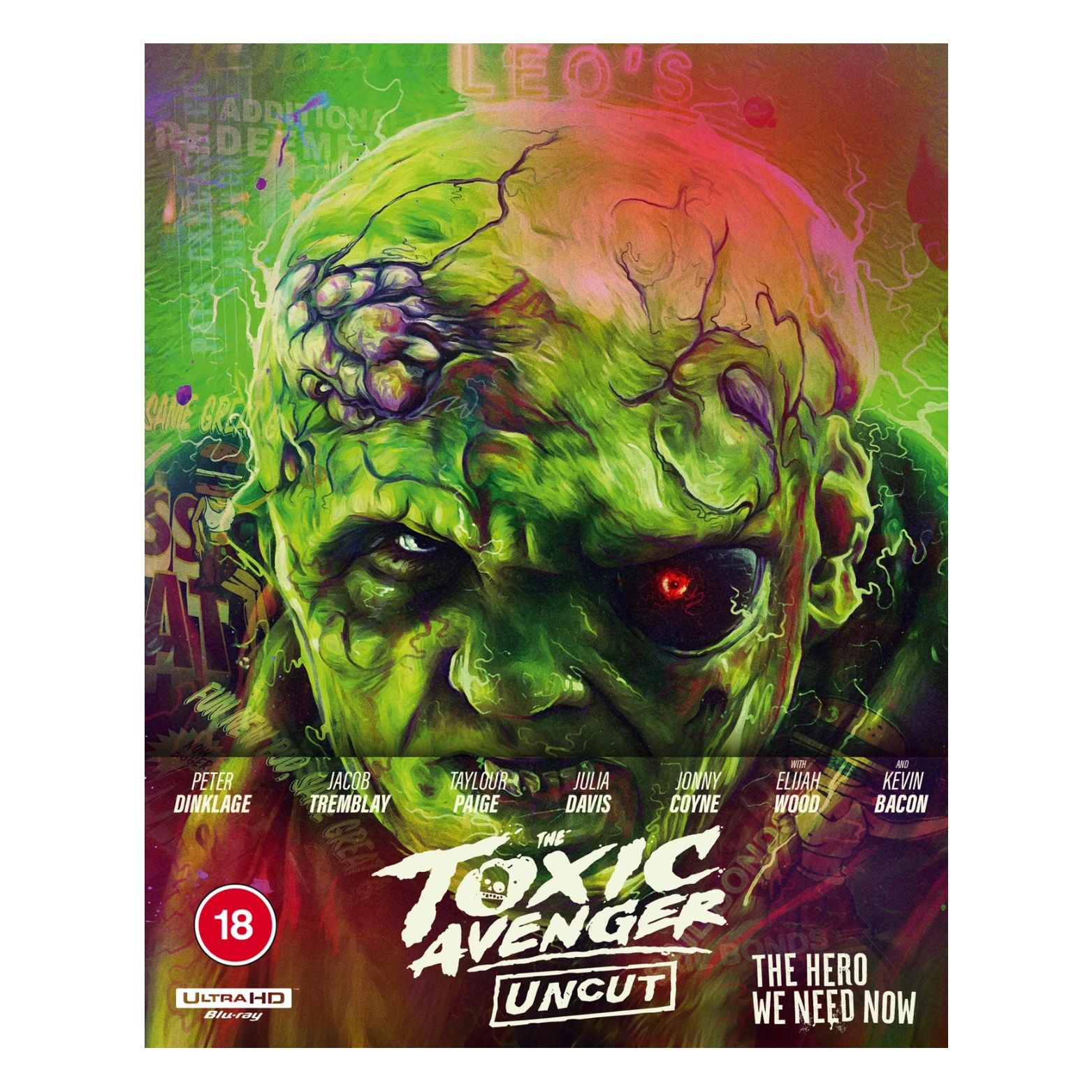BLU-RAY 4K ULTRA HD STEELBOOK THE TOXIC AVENGER UNCUT