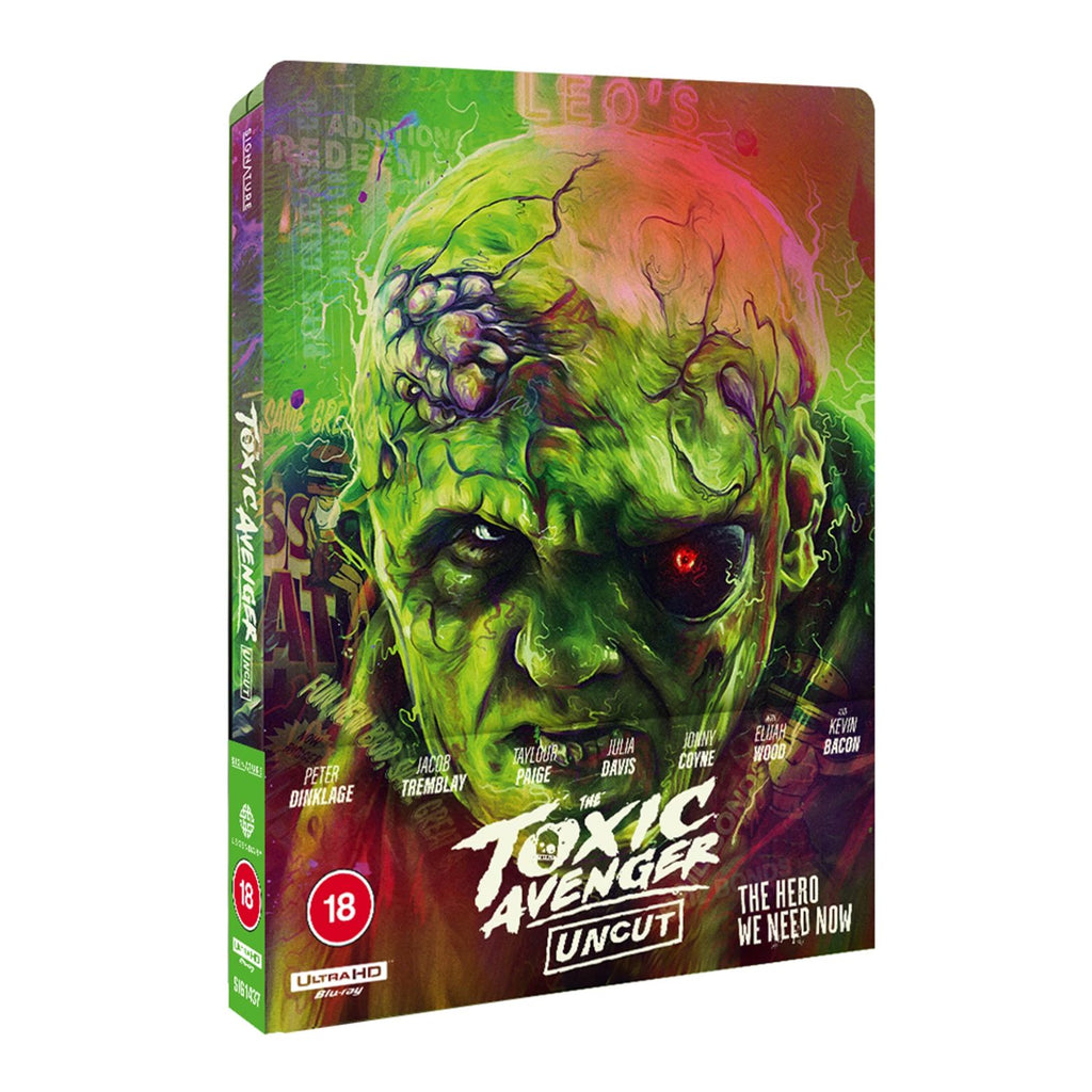 BLU-RAY 4K ULTRA HD STEELBOOK THE TOXIC AVENGER UNCUT