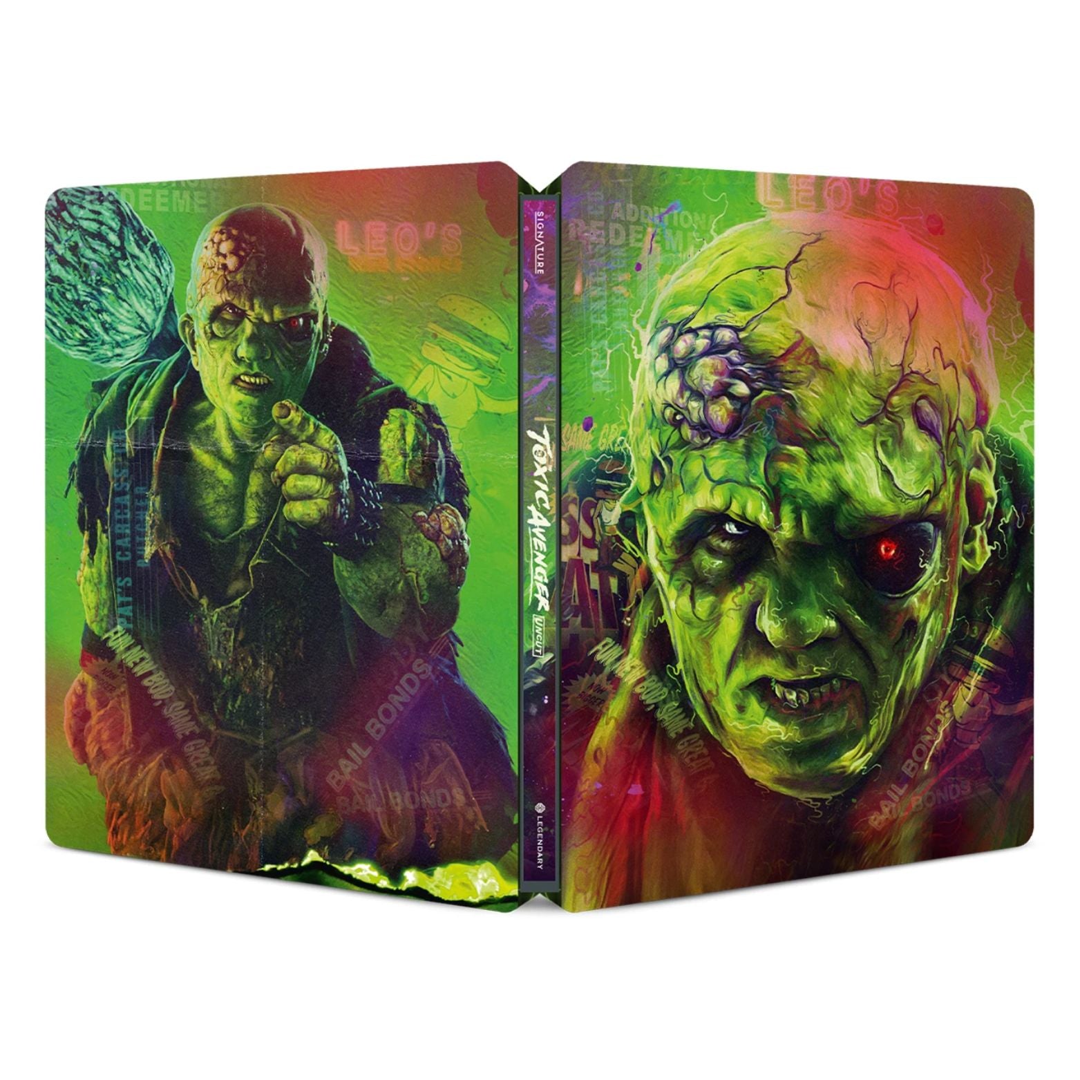 BLU-RAY 4K ULTRA HD STEELBOOK THE TOXIC AVENGER UNCUT