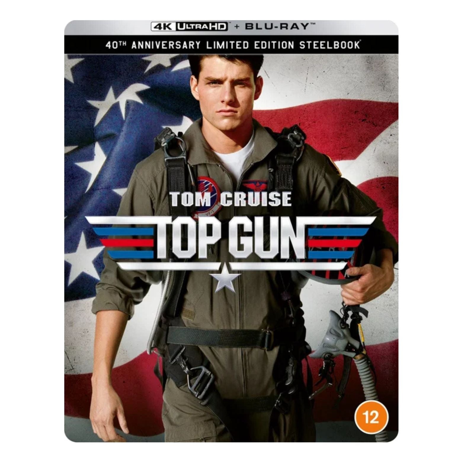 BLU-RAY 4K ULTRA HD STEELBOOK TOP GUN 40TH ANNIVERSARY LIMITED EDITION