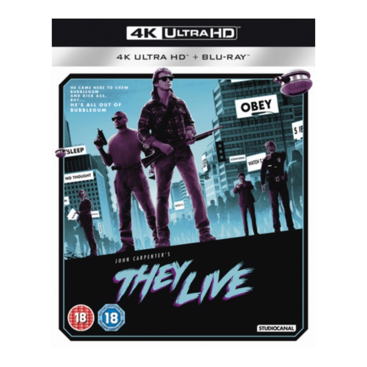 BLU-RAY 4K ULTRA HD THEY LIVE