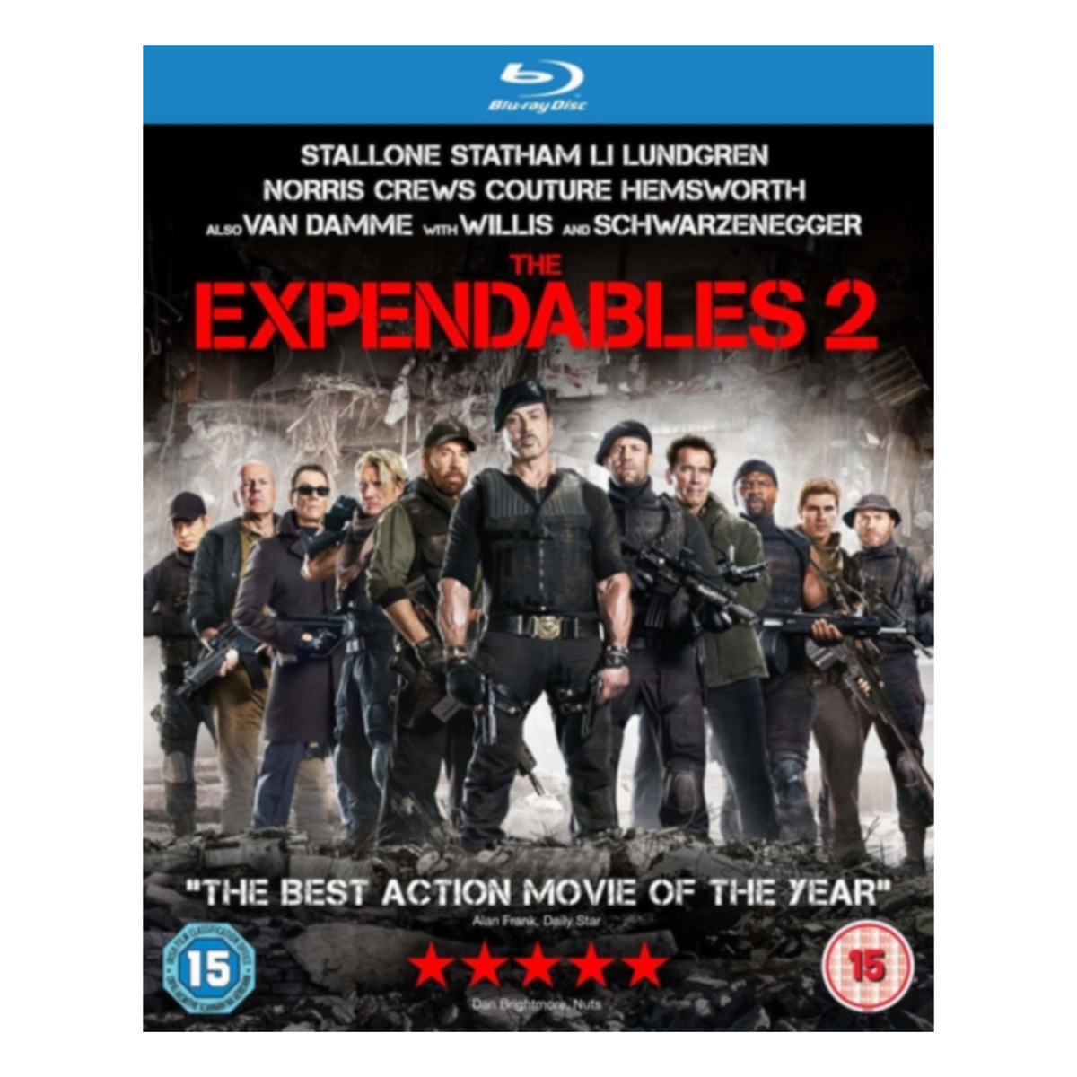 BLU-RAY THE EXPENDABLES 2