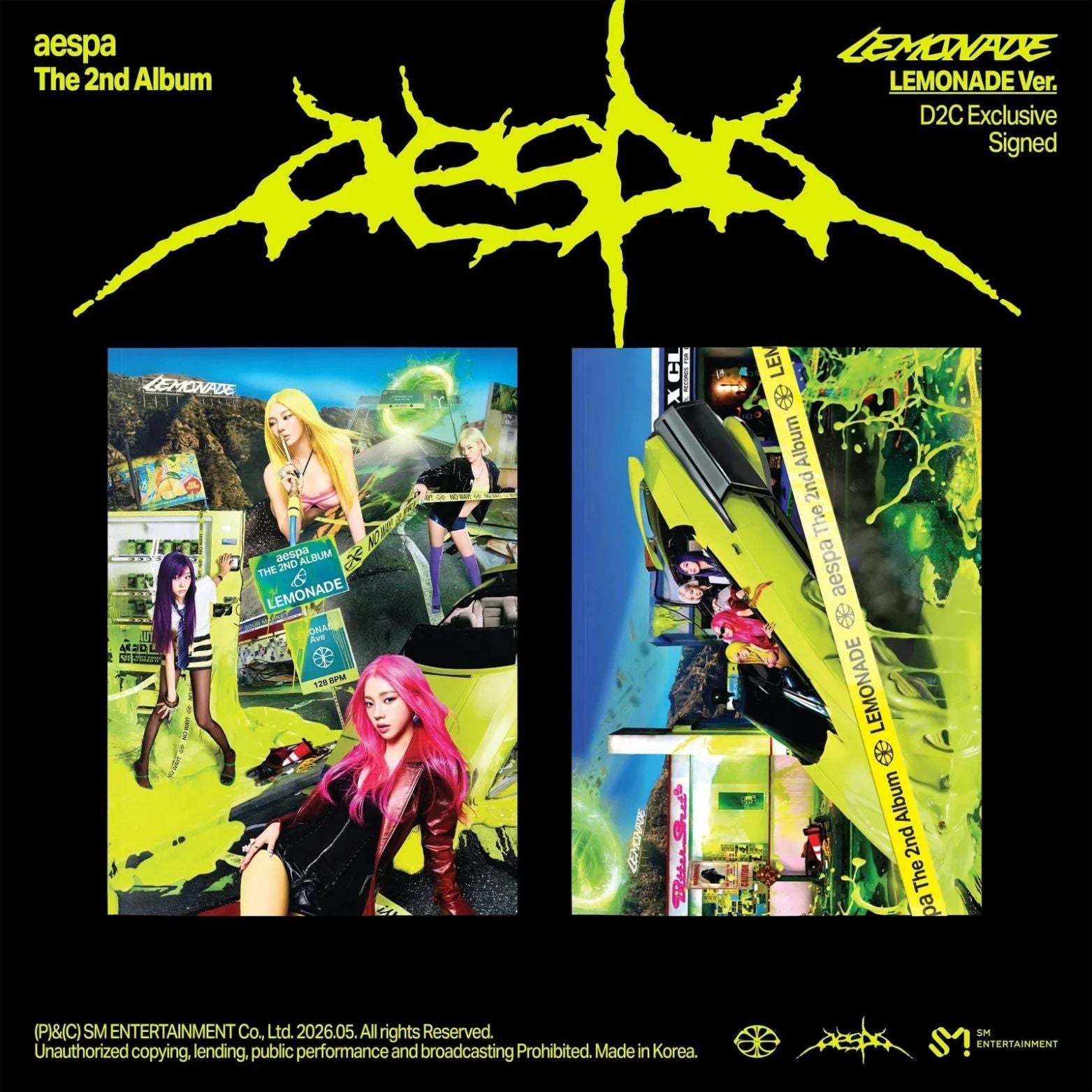 CD AESPA LEMONADE LEMONADE VER.