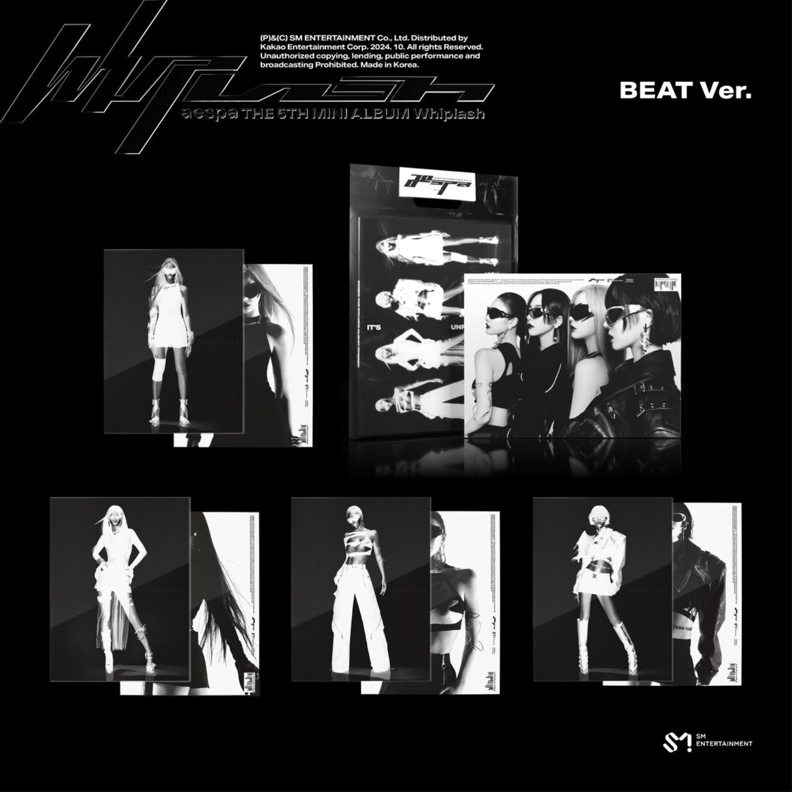 CD AESPA WHIPLASH THE 5TH MINI ALBUM