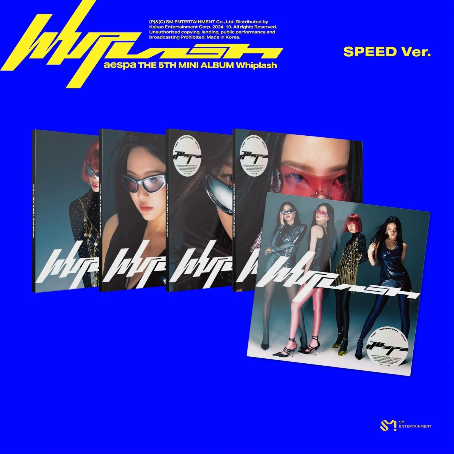 CD AESPA WHIPLASH THE 5TH MINI ALBUM