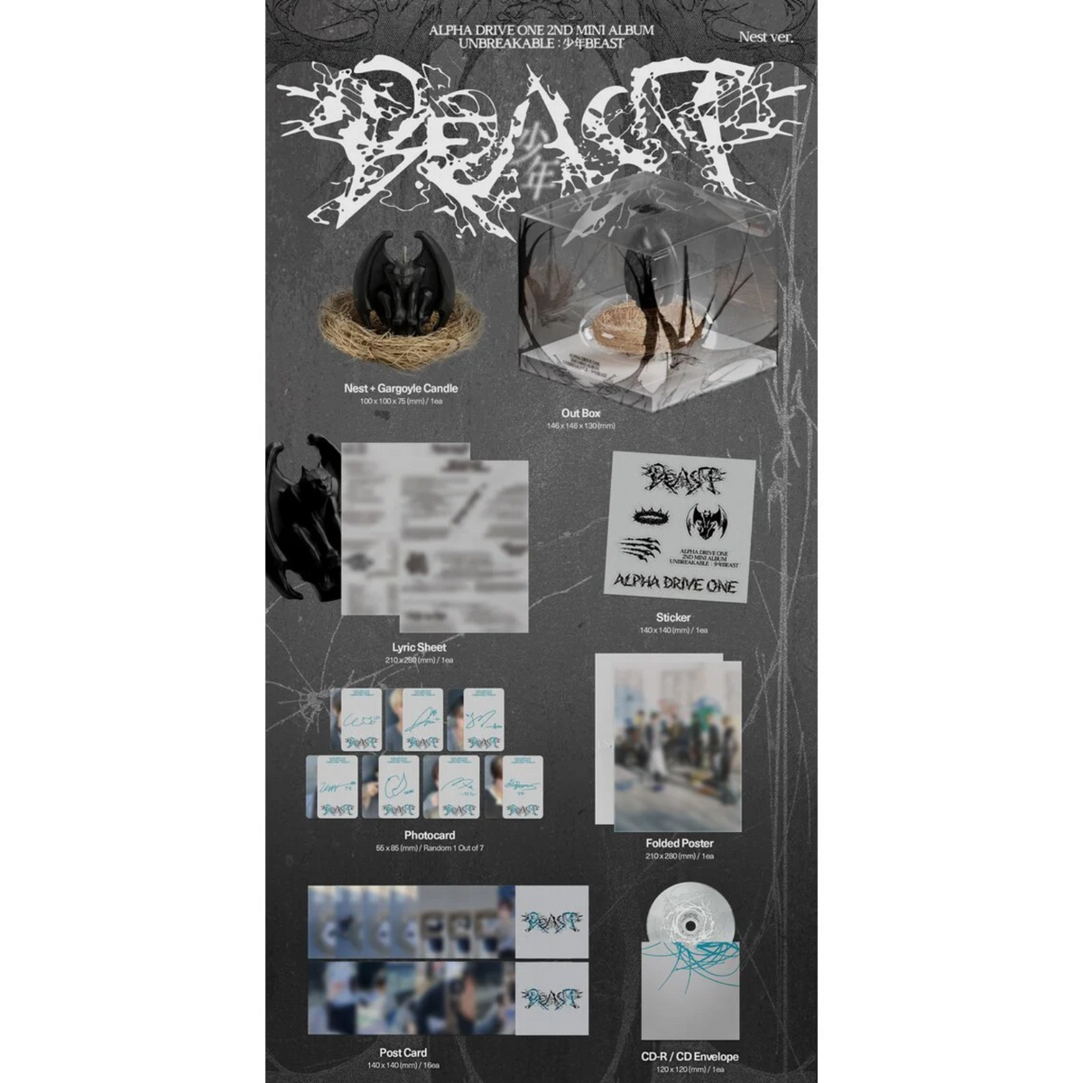 CD ALPHA DRIVE ONE UNBREAKABLE: BEAST NEST EDITION