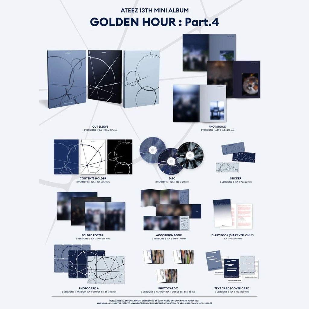 CD ATEEZ GOLDEN HOUR PART.4