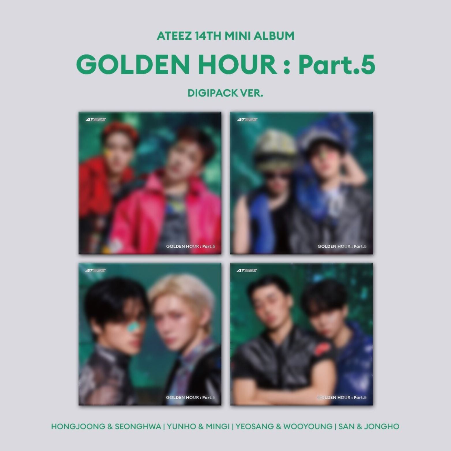 CD ATEEZ GOLDEN HOUR PART.5