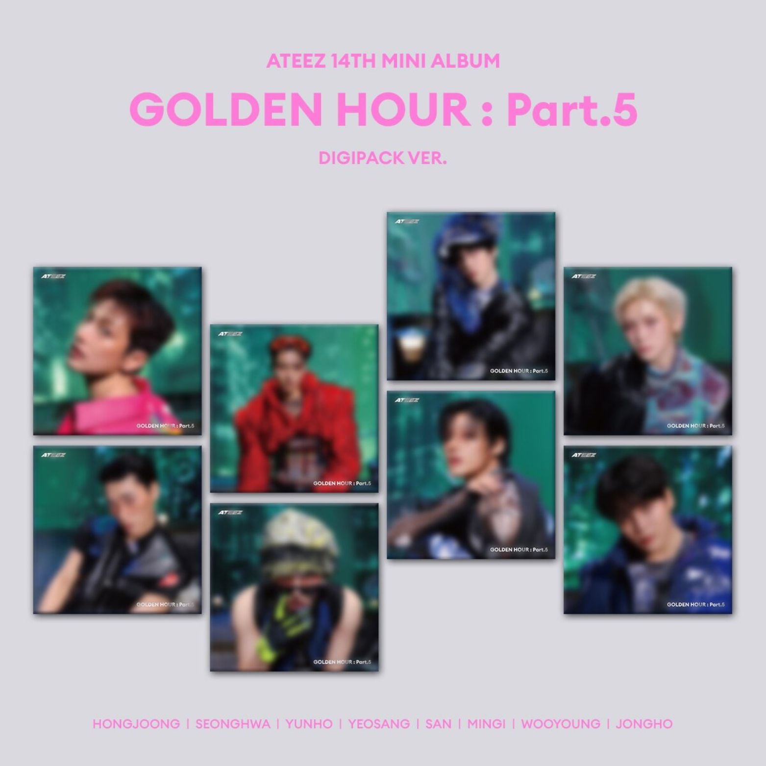 CD ATEEZ GOLDEN HOUR PART.5