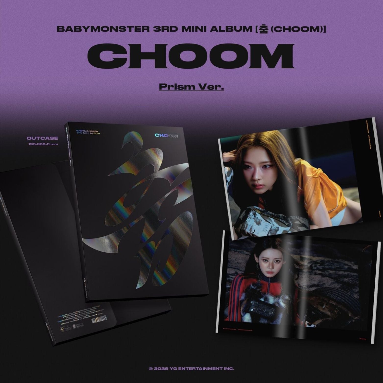 CD BABYMONSTER 3RD MINI ALBUM CHOOM