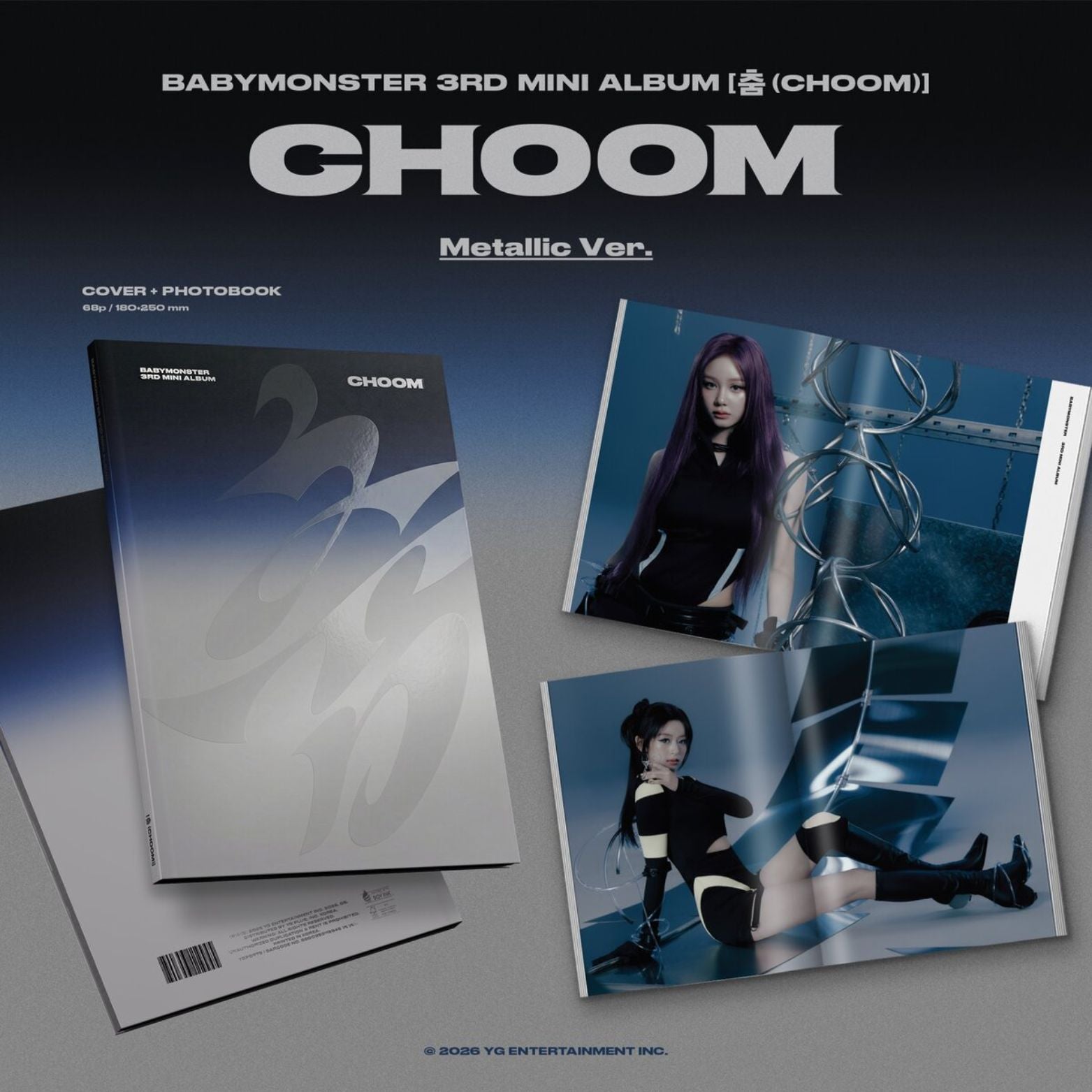 CD BABYMONSTER 3RD MINI ALBUM CHOOM