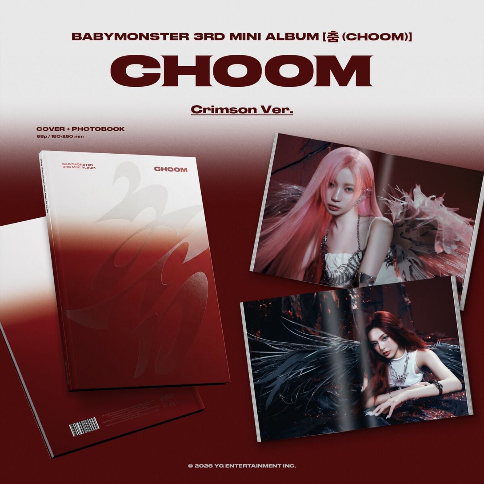CD BABYMONSTER 3RD MINI ALBUM CHOOM
