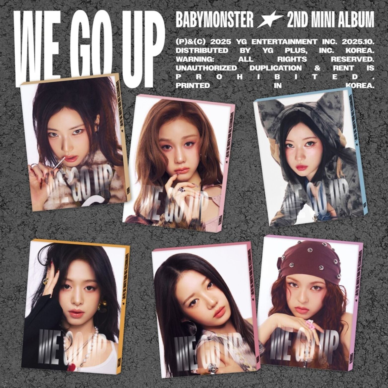 CD BABYMONSTER WE GO UP 2ND MINI ALBUM ASA
