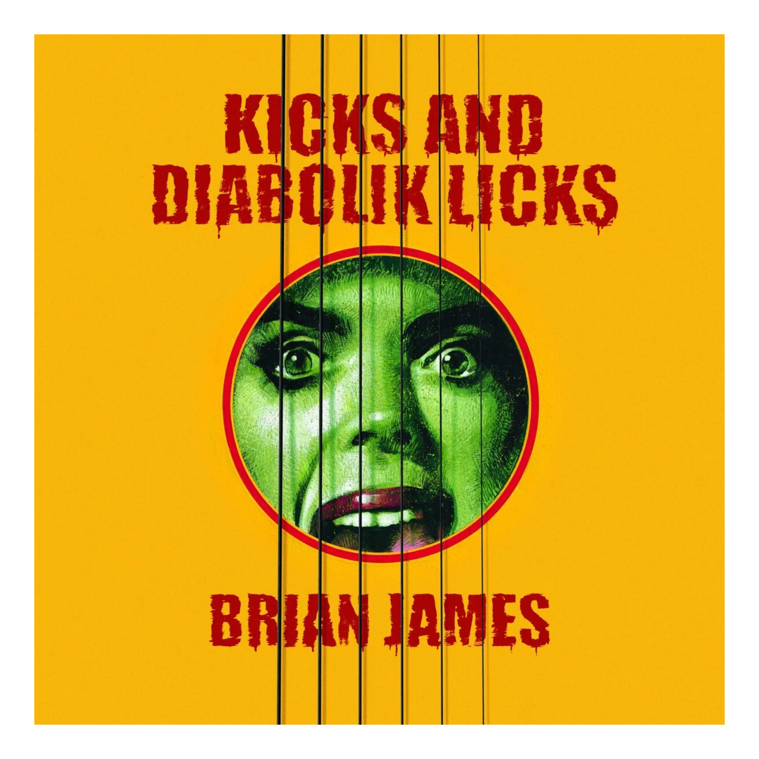 CD BRIAN JAMES  KICKS... AND DIABOLIK LICKS