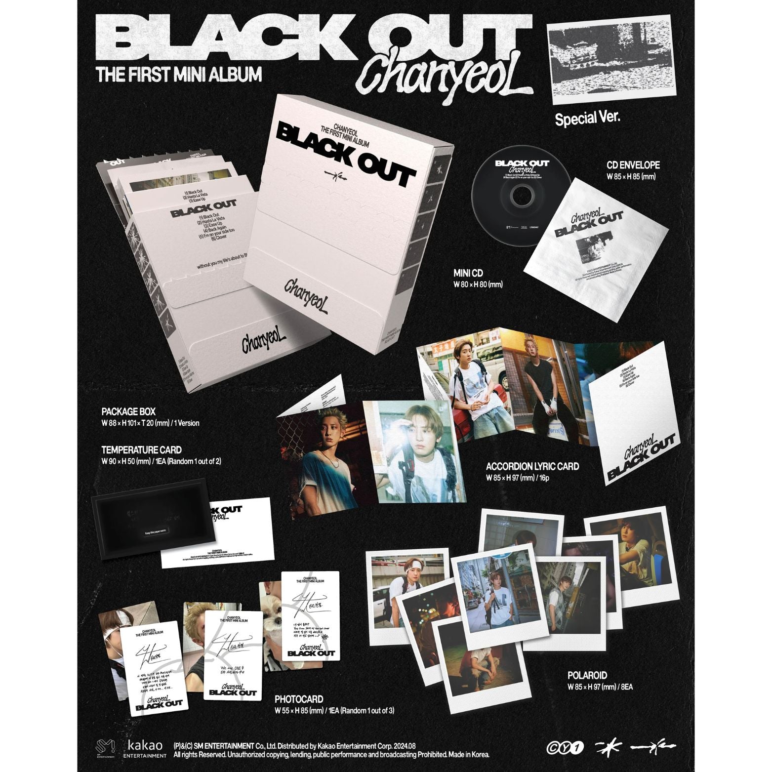 CD CHANYEOL BLACK OUT