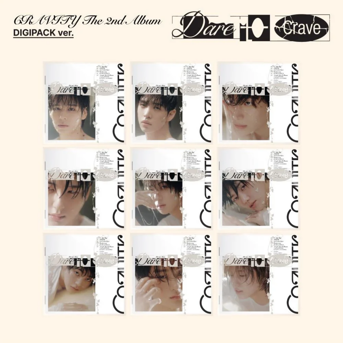 CD CRAVITY DARE TO CRAVE (RANDOM DIGIPACK EDITION)