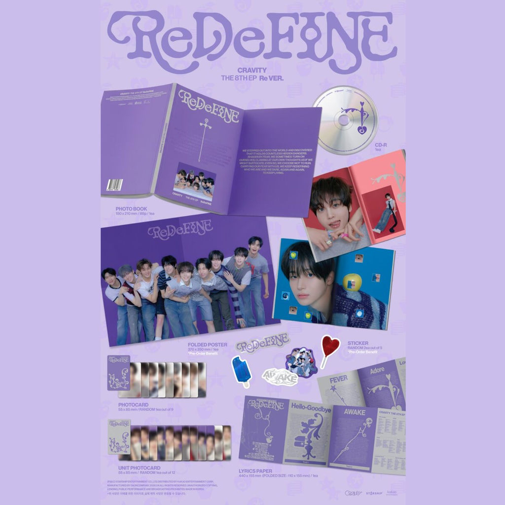 CD CRAVITY REDEFINE THE 8THEP