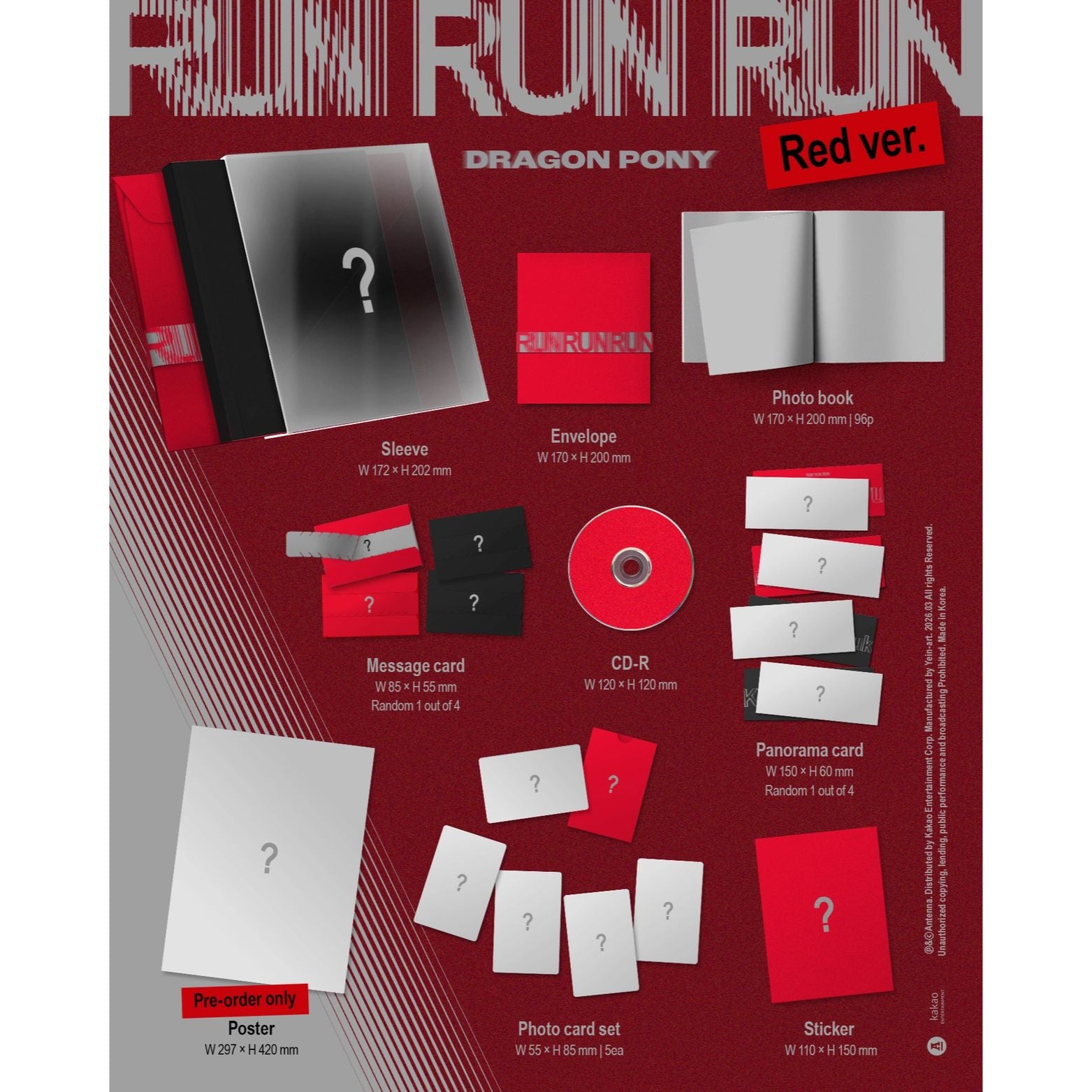 CD DRAGON PONY RUN RUN RUN