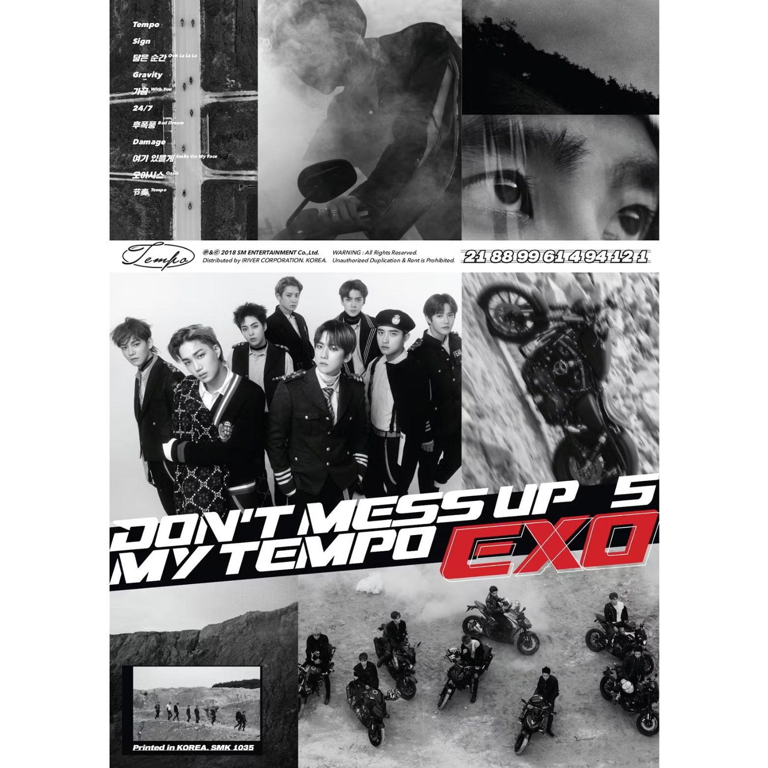 CD EXO DON'T MESS UP MY TEMPO