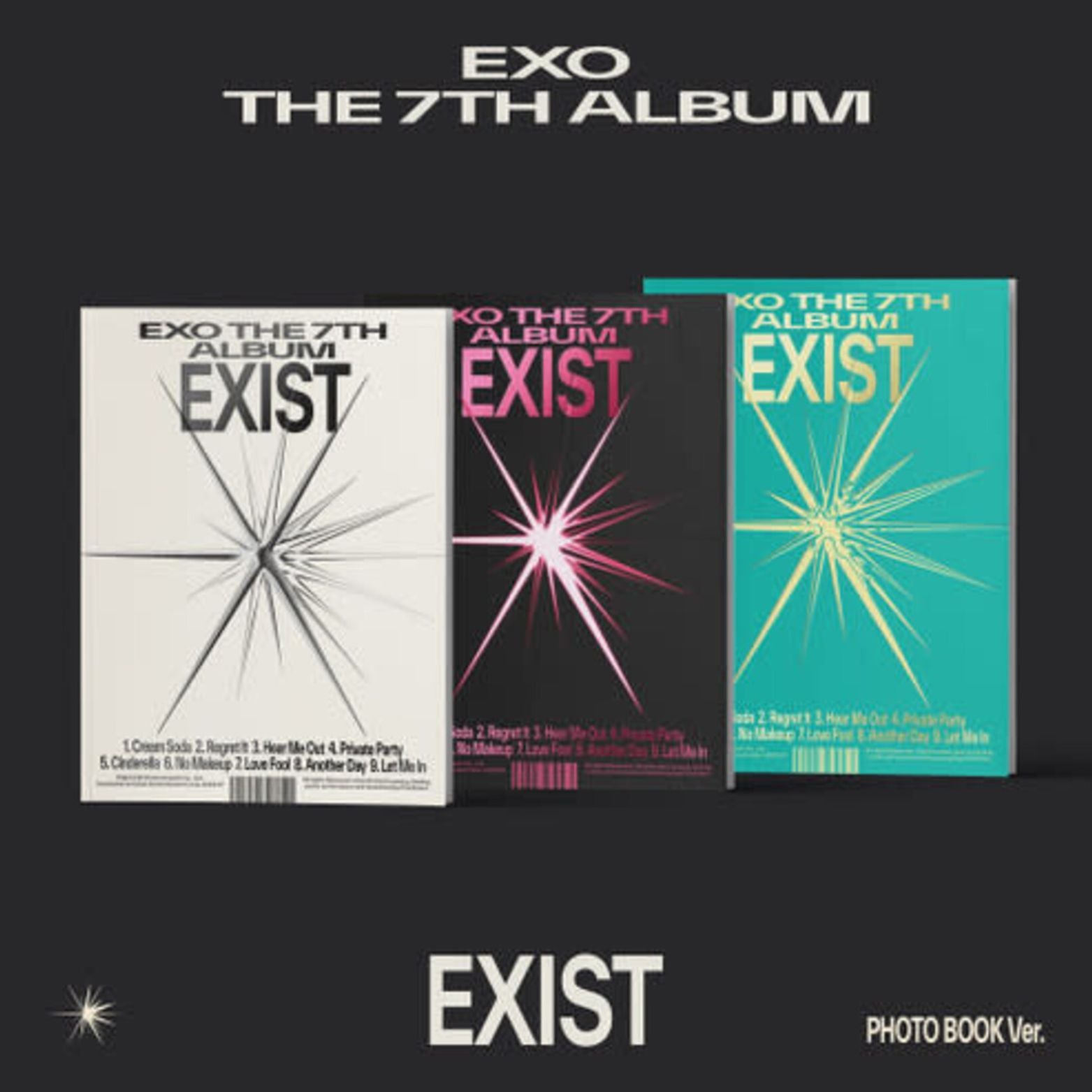 CD EXO EXIST THE 7TH ALBUM