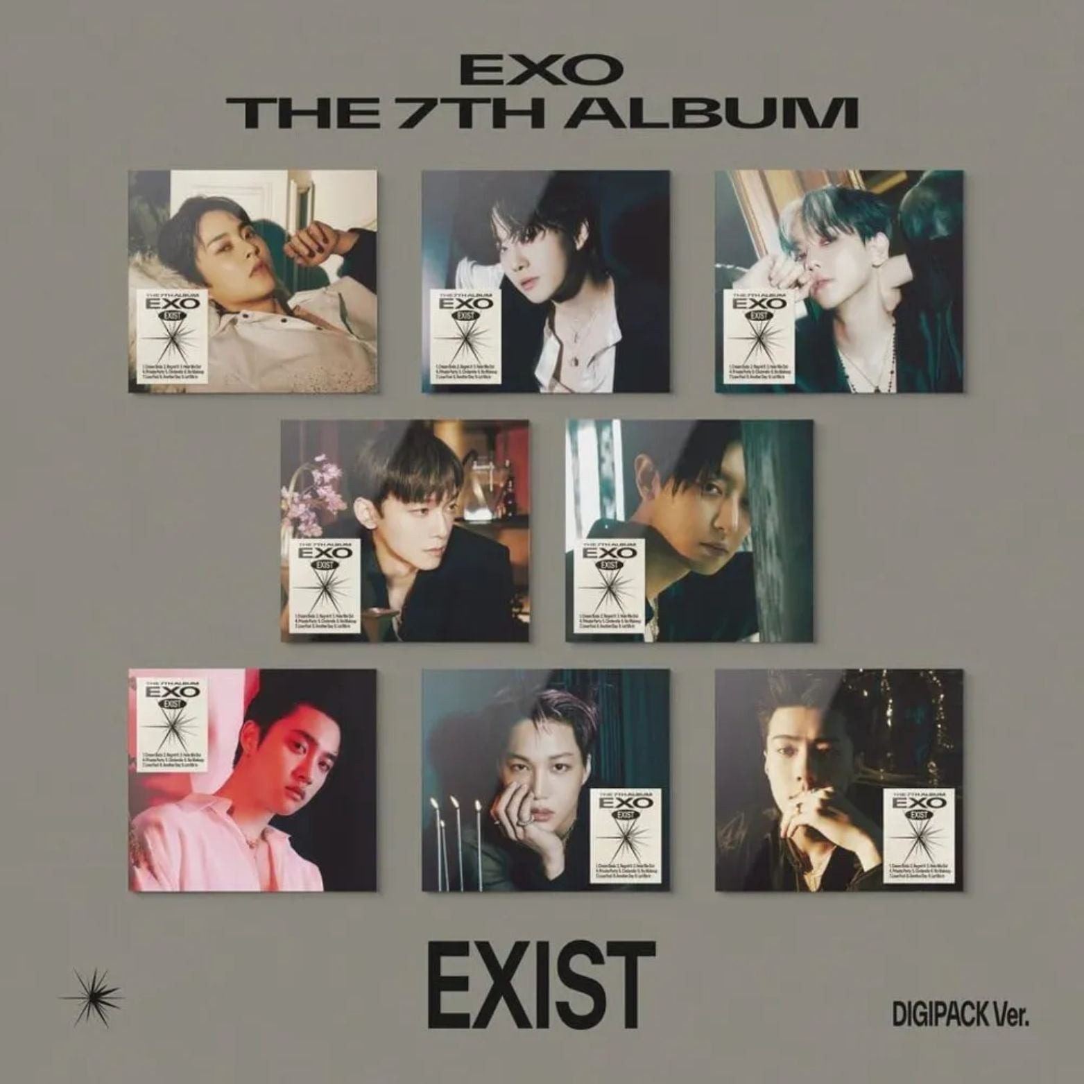 CD EXO EXIST THE 7TH ALBUM
