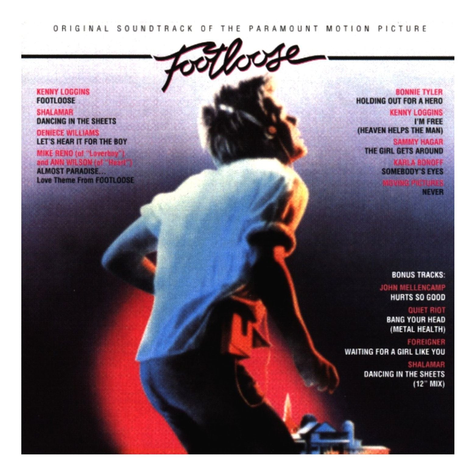 CD FOOTLOOSE ORIGINAL SOUNDTRACK OF THE PARAMOUNT MOTION PICTURE