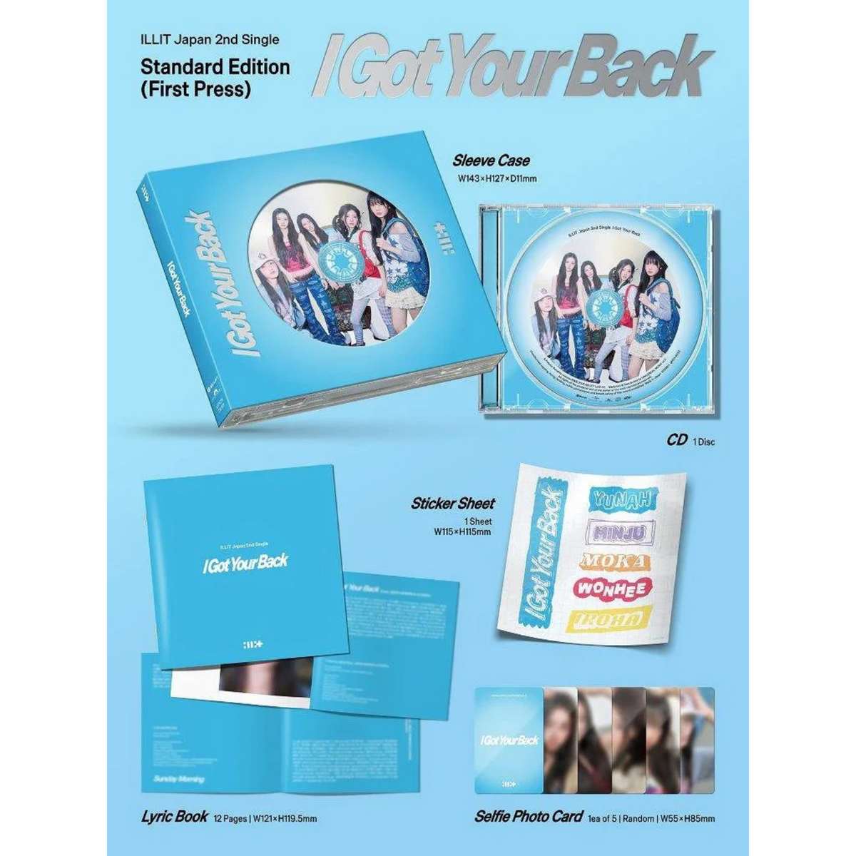 CD ILLIT I GOT YOUR BACK STANDARD EDITION