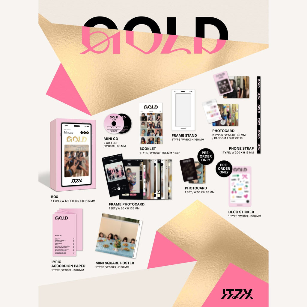 CD ITZY GOLD 2CD
