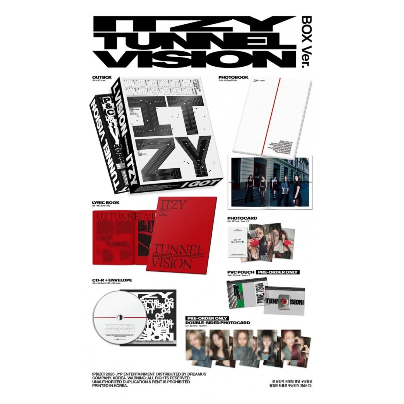 CD ITZY TUNNEL VISION