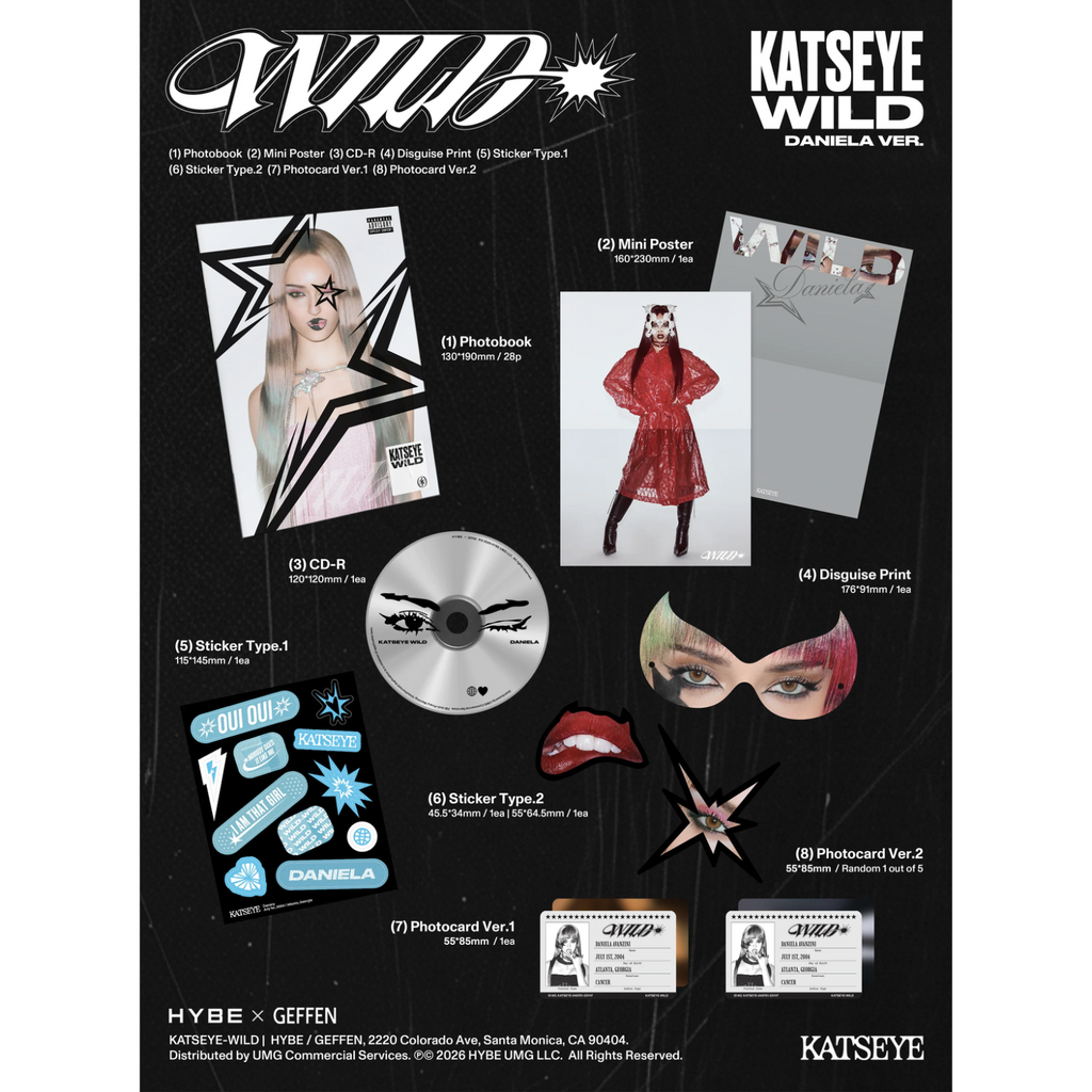 CD KATSEYE WILD DANIELA EDITION