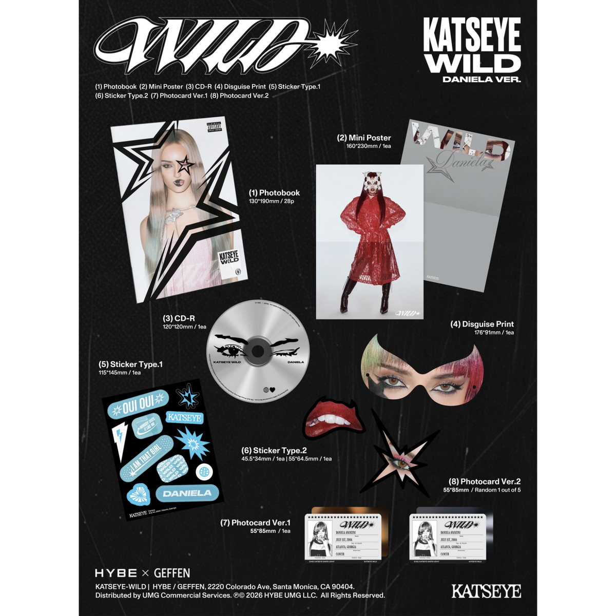CD KATSEYE WILD DANIELA EDITION