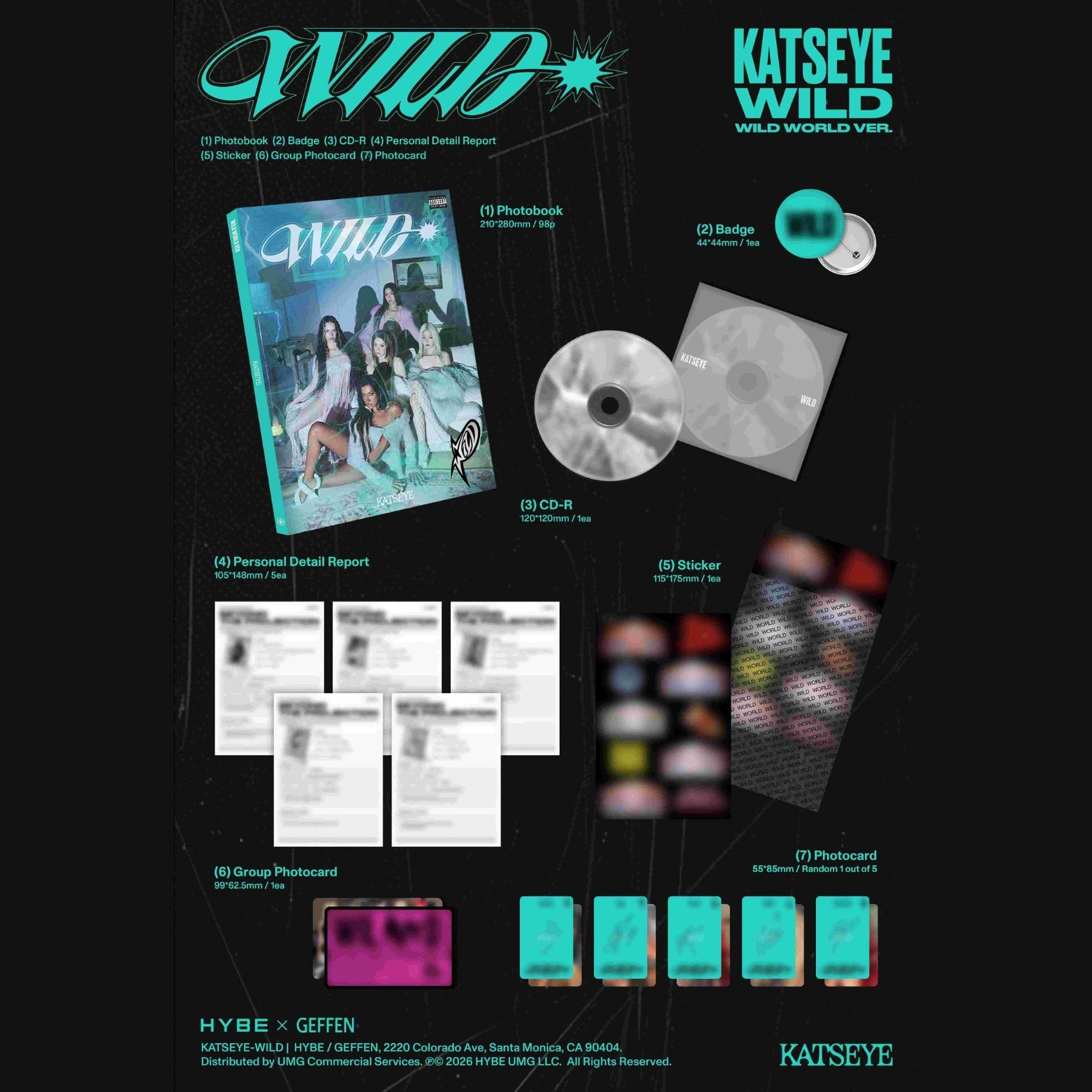 CD KATSEYE WILD