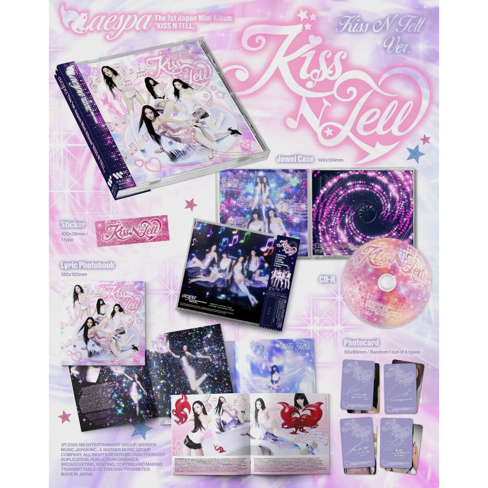 CD AESPA KISS N TELL