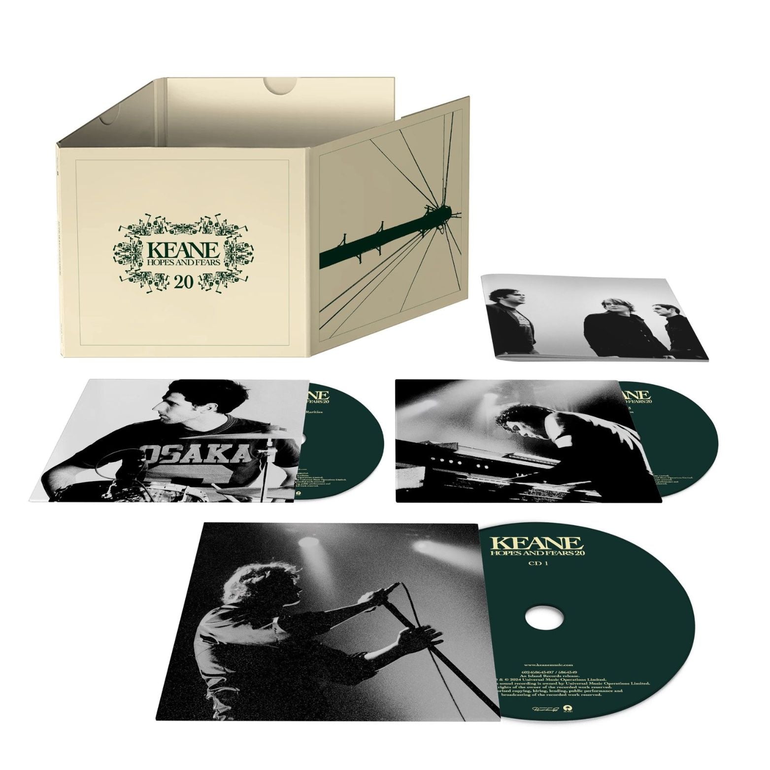 CD KEANE HOPES AND FEARS 3CD