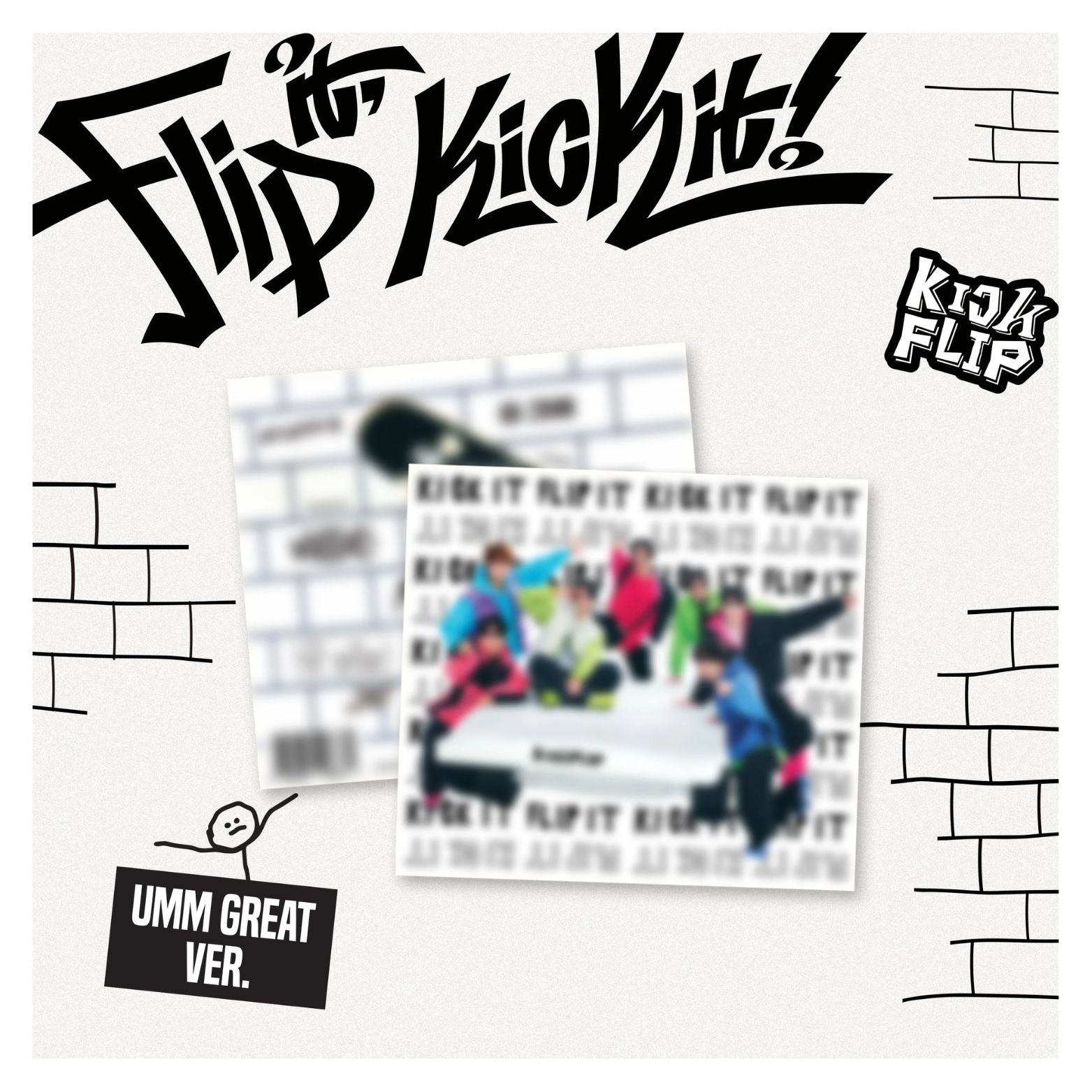 CD KICKFLIP FLIP IT, KICK IT